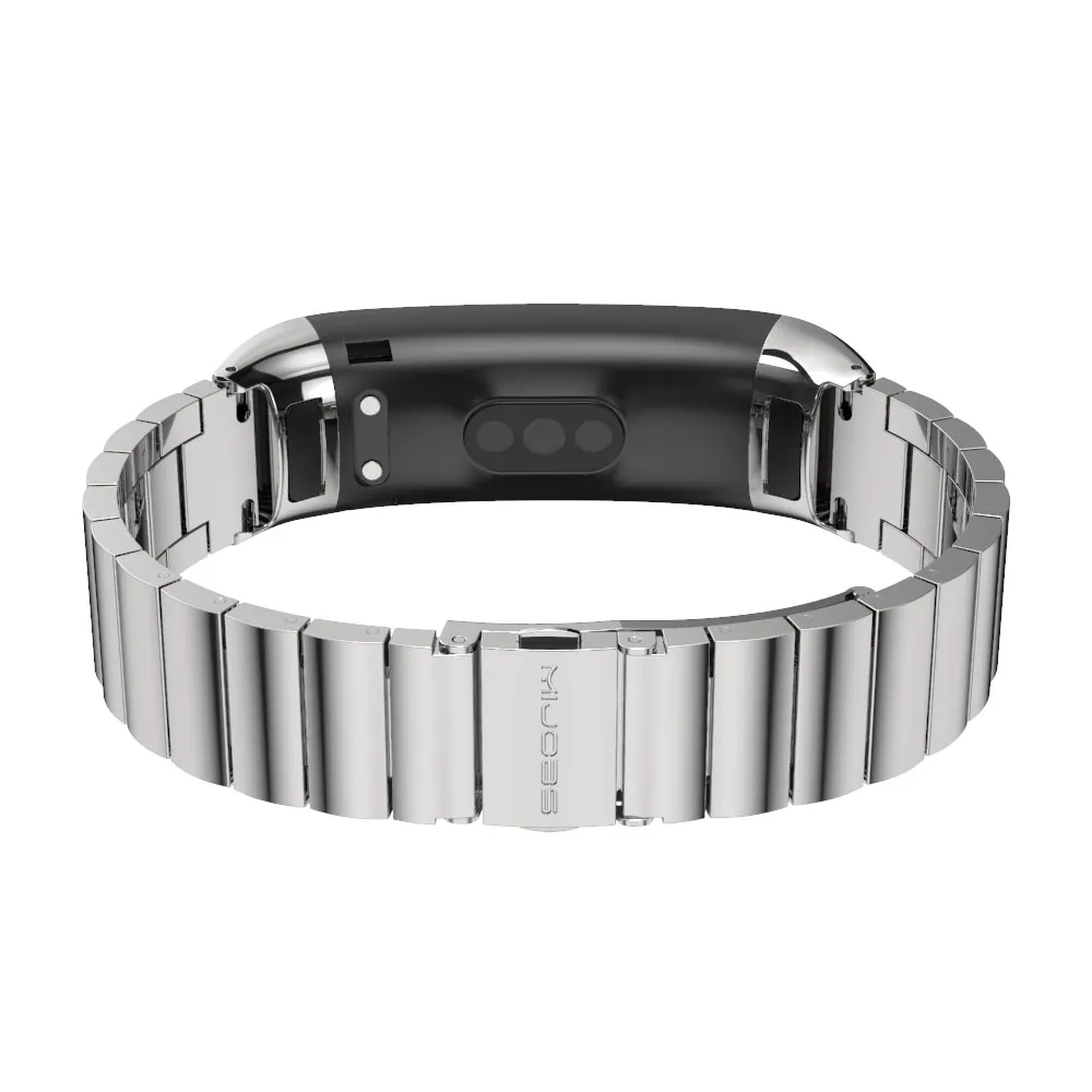 Pulseiras de metal para Huawei Fitness Smart Watch, Pulseira, Substituição Cinto de Pulso, Banda para Huawei Band 3, 3 Pro, 4 Pro