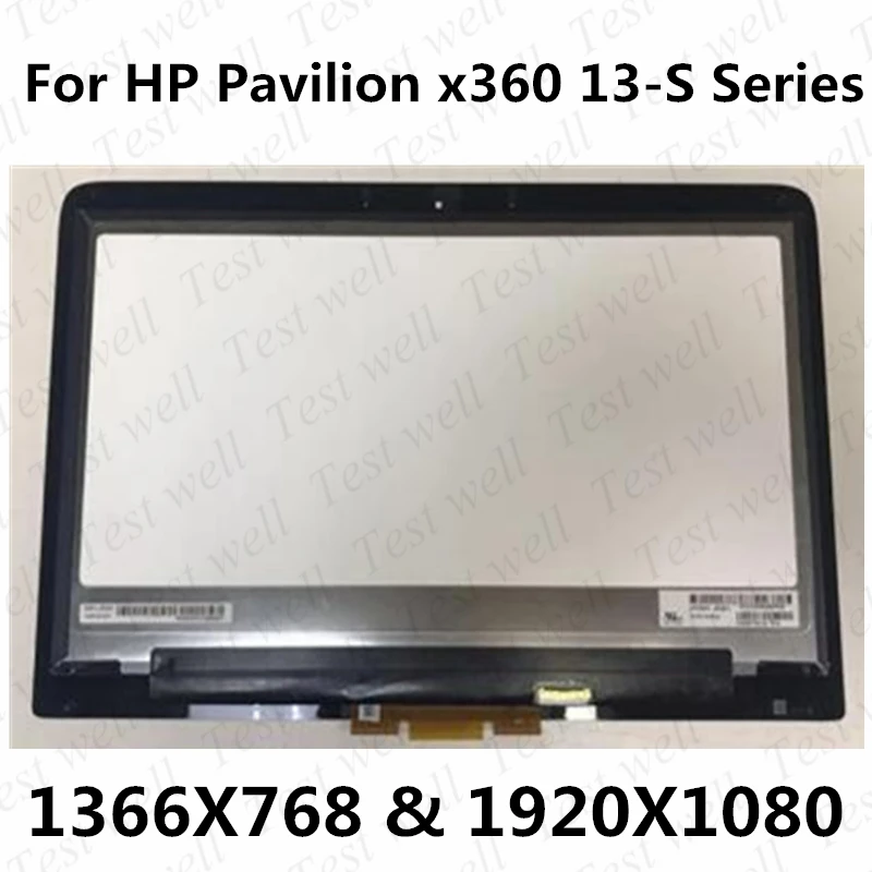 

13.3" LCD for HP Pavilion X360 13S 13-S series 13-s056nw 13-s003na LCD Display Touch Screen Digitizer Assembly Without Frame