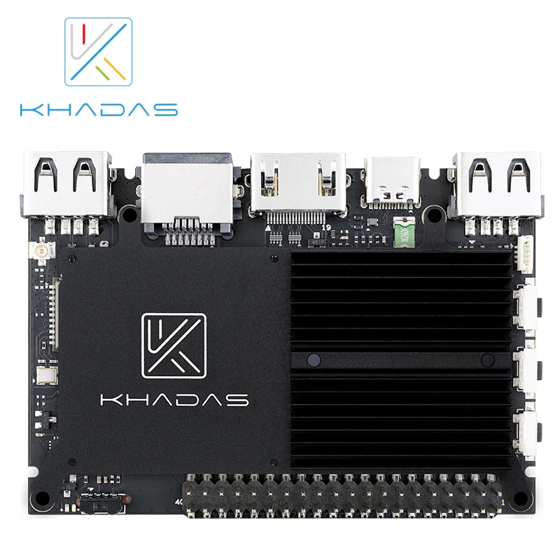 Khadas vim1 Basic Single Board Computer amlogic s905x Quad Core Development Board Arm 64bit Cortex-A53 WLAN ap6212 bt 4,2 2 8GB