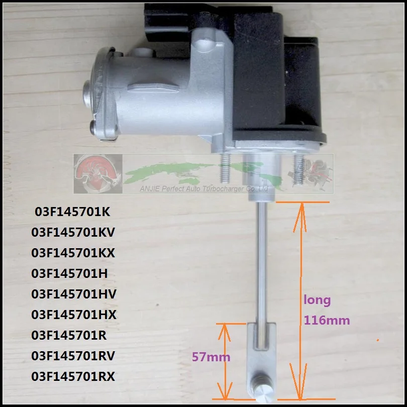 03F145701H long Turbo Actuator For Skoda Octavia Praktik Fabia Roomster YETI Papid Altea Leon Ibiza Toledo Engine CBZA CBZZB 1.2