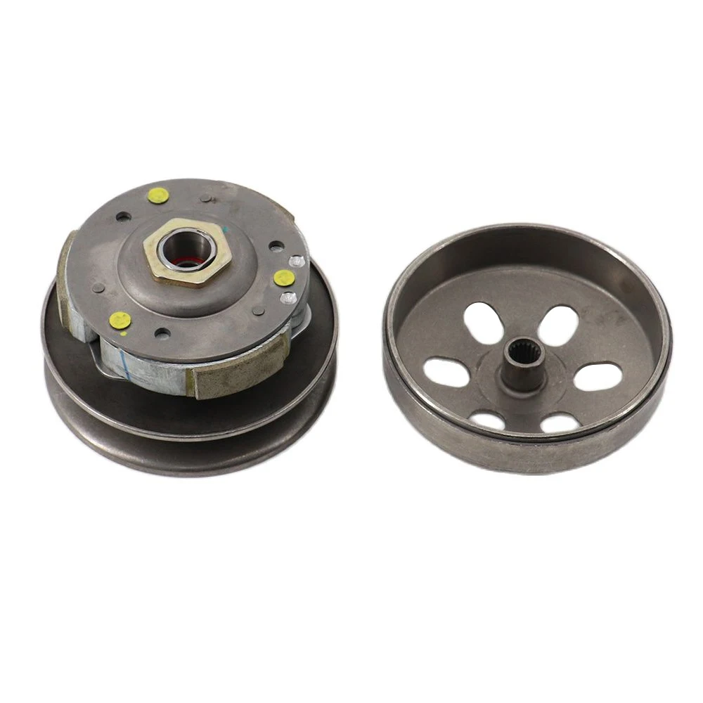 19T 22mm Motorcycle Belt Pulley Driven Wheel Clutch Assembly Cover Component For Honda Go KART ATV 125cc 250cc 300CC Spare Parts