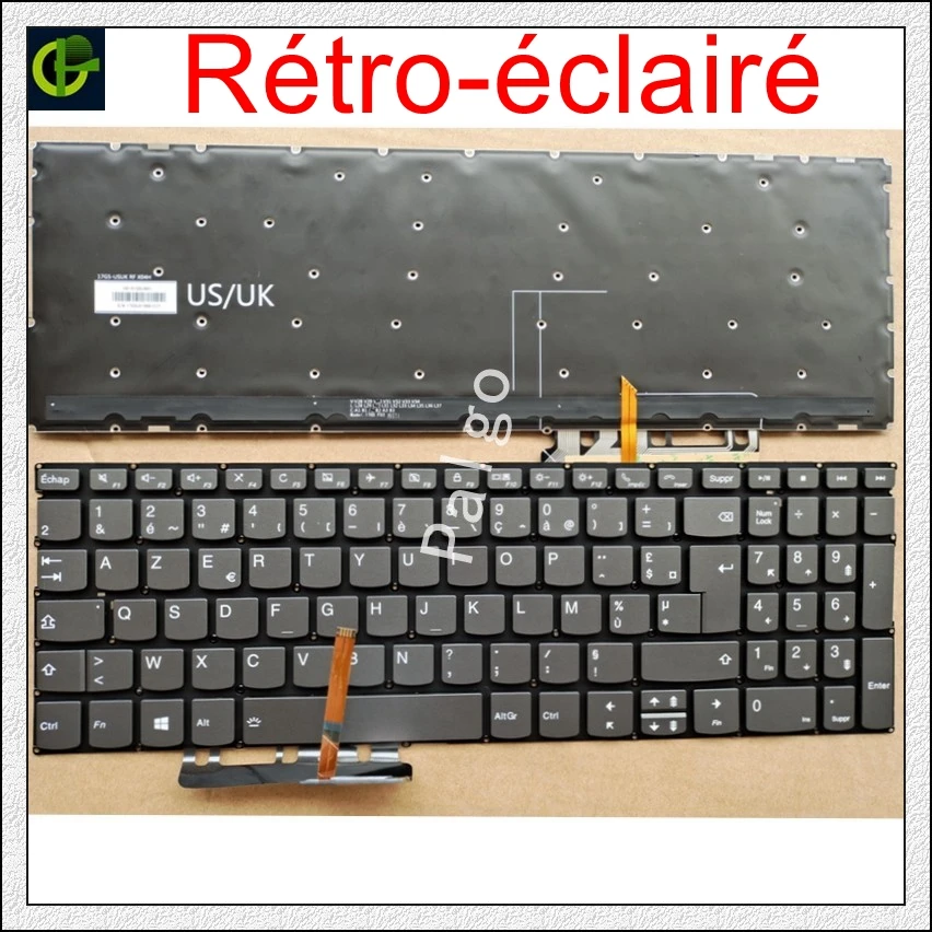 

French Backlit Azerty Keyboard for Lenovo Yoga C740 15 C740-15IML C940-15IRH 720S 720S-15 720S-15IKB S540 S740-15 S740-15IRH FR