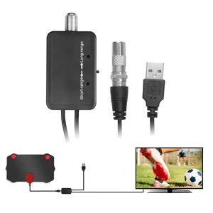 Sinyal amplifikatör Dijital Kapalı HDTV set - top box Uydu Alıcısı, Anten, Booster Tuner için DVB - T, DVB-T2, 200 Mil olan, 36dB, 36dB 8 en çok satılan, uydu alıcısı - №5