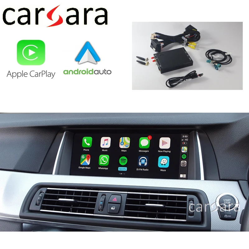 B M W CarPlay Set for NBT1 3 4 5 6 7 X1 X3 X4 X5 X6 X7 F10 F11 F07 F18 F01 F02 F03 F04 F06 F12 F13 F30 F31 F34 F32 F20  F22 I3 I