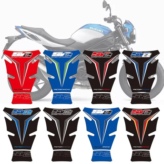 

Motorcycle 3D Fuel Tank Pad Protective Stickers Decals For Suzuki SV650 SV1000 S 2003 - 2013 04 05 06 07 08 09 10 11