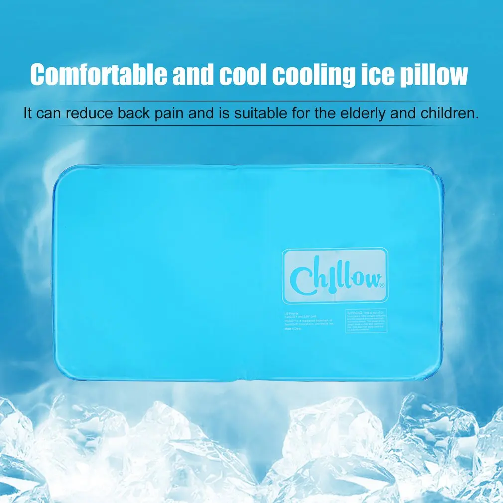 Almohada de Gel refrigerante para aliviar los músculos, cojín de ayuda para dormir, masajeador de agua, cómodo, novedad de verano