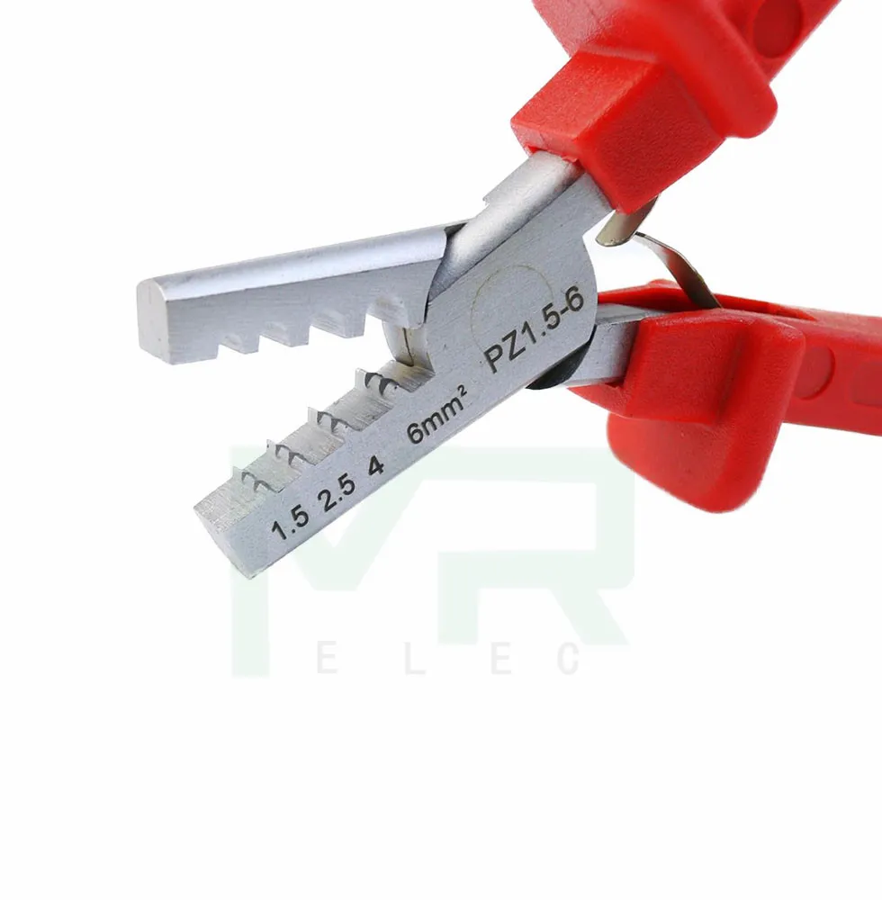 PZ1.5-6 Germany Style Small Crimping Plier For Cable End Sleeves Special Tool Steel