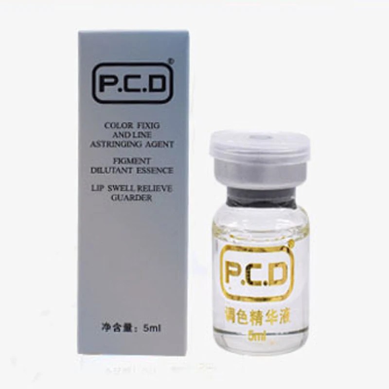 1PC Microblading Makeup PCD Thinner Essence 5ML Generation Embroidery Repairing Agent Fix Color For Eyebrow/Lips/Eyes Any Skin