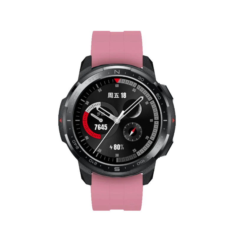 AKBNSTED 22 MM siliconen sportband voor Huawei Watch GT 46 MM/GT 2 46 MM/GT 2 Pro/Honor GS Pro/Huami Amazfit GTR 47 MM/GTR 2 band