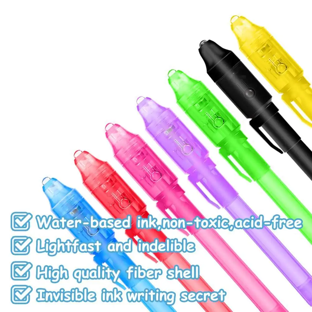 Bí Mật Bút Sinh Nhật Vô Hình Bút Mực Với Tia Đèn UV Light Dành Cho Trẻ Em/Người Lớn