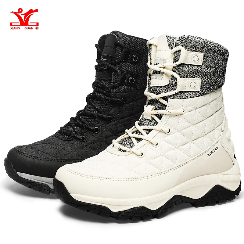 XIANG GUAN Hiking Shoes Women Waterproof Snow Climbing Mountain Tactical Boots Woman Outdoor Sports Camping Hunting Trekking Gym