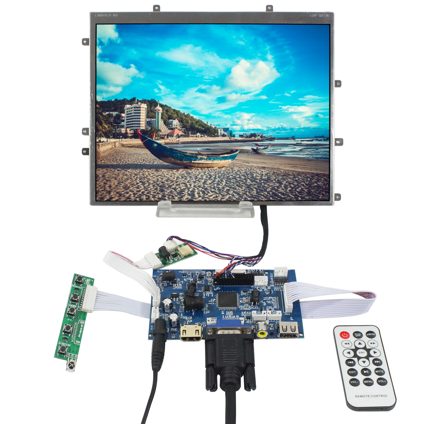 

9.7inch 1024x768 IPS LCD Screen with HD MI VGA AV LCD Controller Board VS-TY2660H-V899 for 9.7“ IPAD-1 Replace Monitor