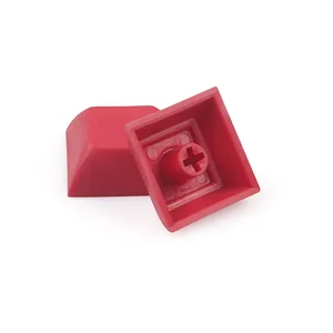 Grosir DSA Kosong 1u 1.4 mm PBT Penutup Tombol Keyboard Mekanis Tutup Bola Pendek Warna Transparan Hitam Putih Merah Muda untuk Sakelar MX 12 keycaps penjualan terbaik hitam - №