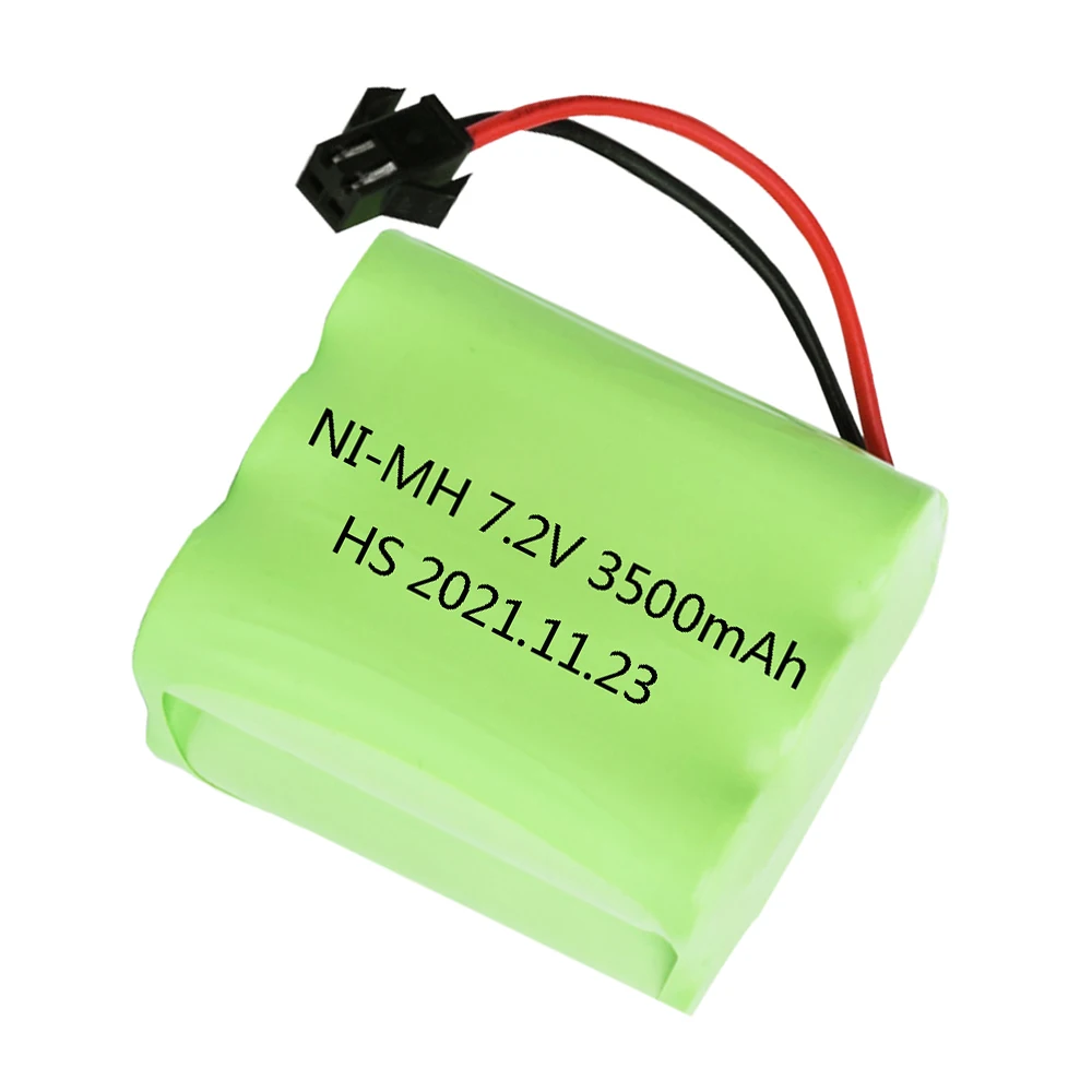 7.2V 3500mah upgrade NI-MH AA akumulator 3000mah na zabawki zdalnie sterowane elektryczne części samochodowe SM/JST/EL2P/TAMIYA wtyczka