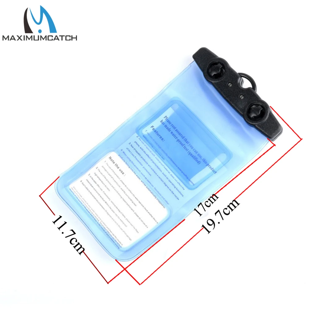 Maximumcatch Waterproof Phone Case Universal Waterproof Bag Case for Fishing Water Protective Underwater Photography Covers Fund