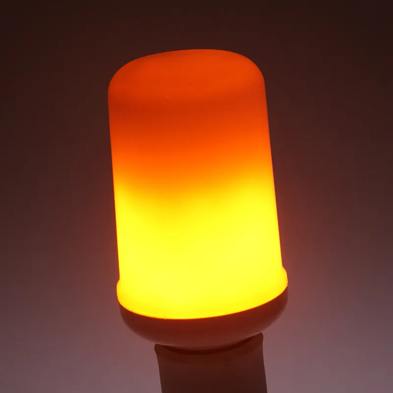 Ampoule Led E27, 4 modes d'éclairage, effet de feu, 220V, 15W