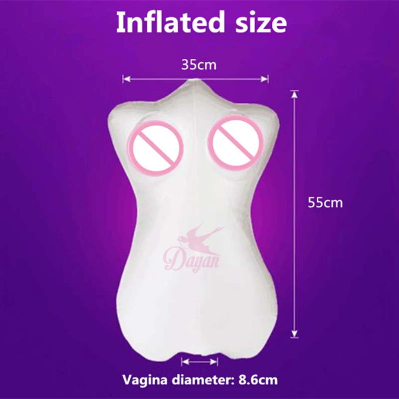 Easy To Store And Clean Inflatable Half-length Sex Doll Removable Vagina Real Pussy Sex Toy For Man Adult Products Sex Shop