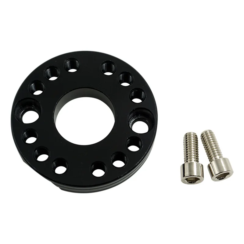 Universal CNC Alloy Carburetor Spinner Plate Adaptor Inlet Manifold For Pit Dirt Bike Scooter Mope Motorcycle Carb Adapter Plate