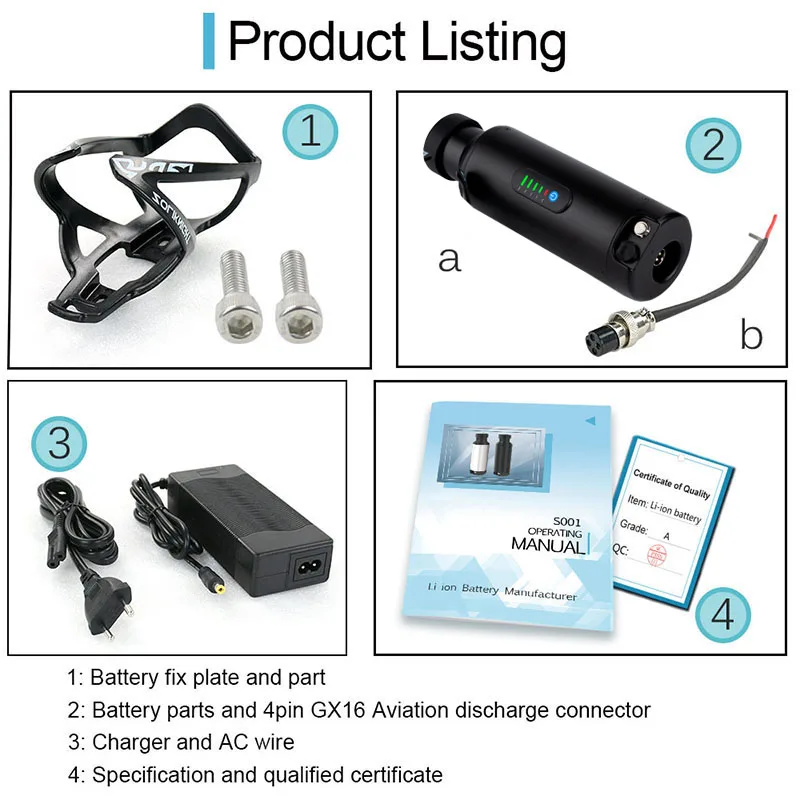 UNIT PACK POWER Flaschen-E-Bike-Akku 36V 7Ah 48V 10,5Ah Elektrofahrrad-Batteriepack für Bafang Tongsheng 500W 350W 250W Motor – Detail 10