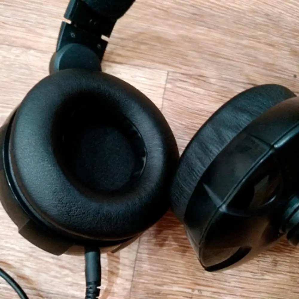 KQTFT 1 زوج من وسادات الأذن البديلة لـ Sennheiser HD205II HD215 HD225 HD440 سماعة الأذن وسادات الأذن غطاء وسادة الكؤوس