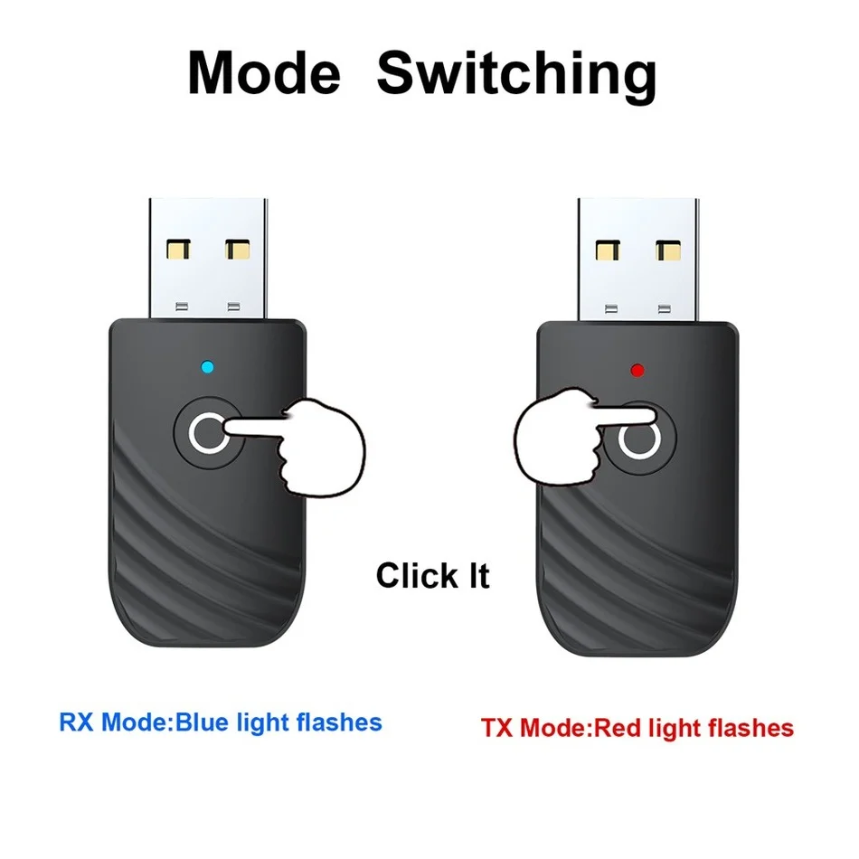 BT 3 In 1ไร้สาย USB Bluetooth 5.0อะแดปเตอร์ตัวรับสัญญาณ3.5มม.AUX Adaptador สำหรับจอทีวีติดรถ PC คอมพิวเตอร์บ้านสเตอริโอ