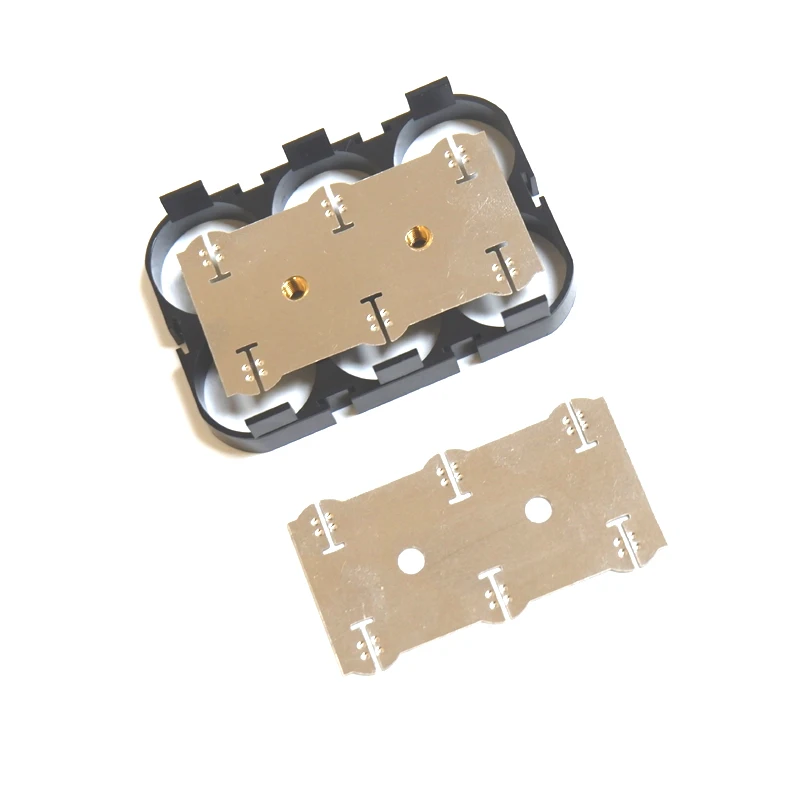 Li-ion Battery Holder and Pure Nickel 21700 Cylindrical Cells Bracket Nickel Busbar Fire-proof Material UL94-V0