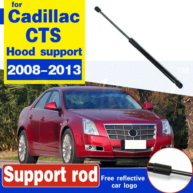 

1Pcs Front Engine Cover Hood Shock Lift Struts Bar Support Arm Gas Spring For Cadillac CTS 2008 - 2013 Hood Struts Support rod