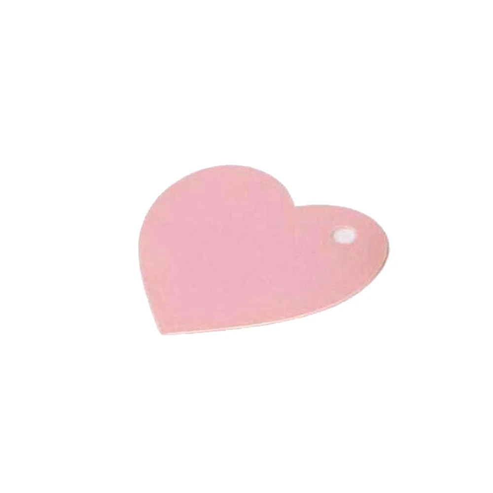 100pcs/pack Price Label Pink Heart Shape Garment labels Kraft Paper Card Wedding Favour Gift Tag DIY Tag Party Favor 4.3*4.3cm