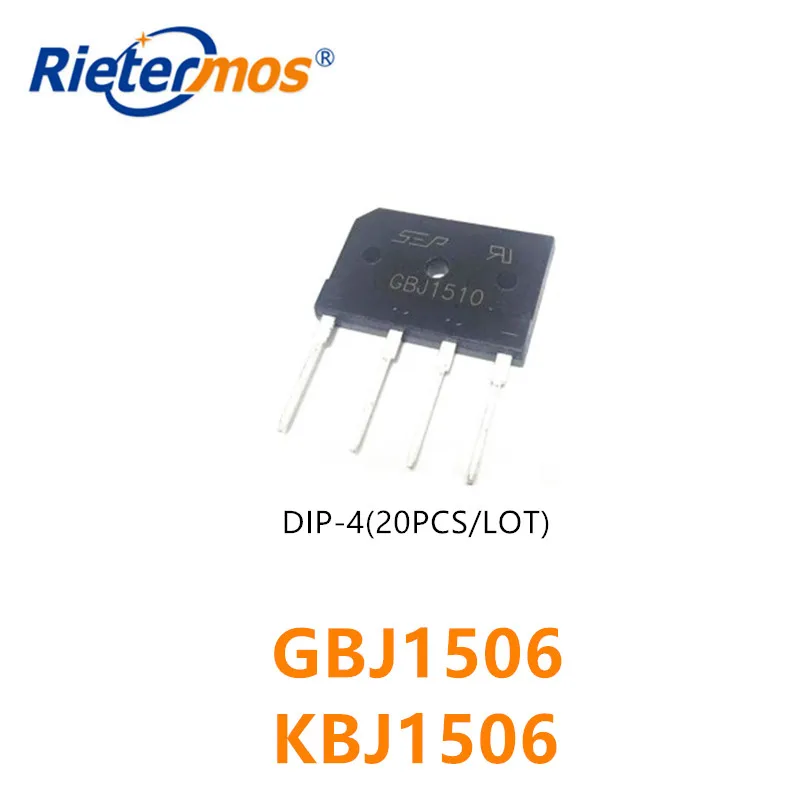 20PCS GBJ1506 KBJ1506 15A600V DIP4 HIGH QUALITY