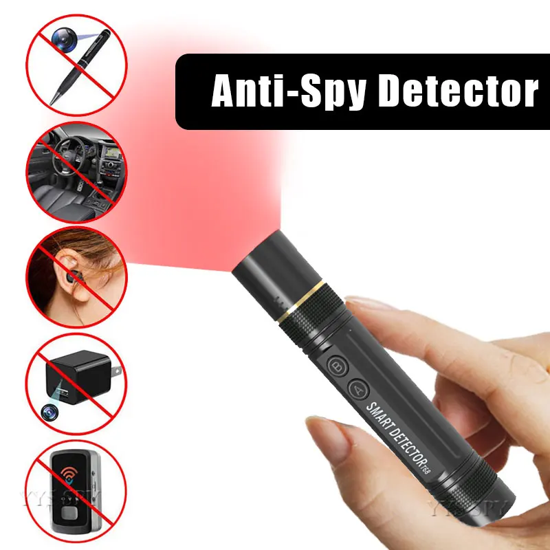 Anti-Spy Detector Pen Mini WiFi Camera GSM Audio Listening Bug GPS Tracker RF Signal Micro Cam Magnetic Device Radio Scanner