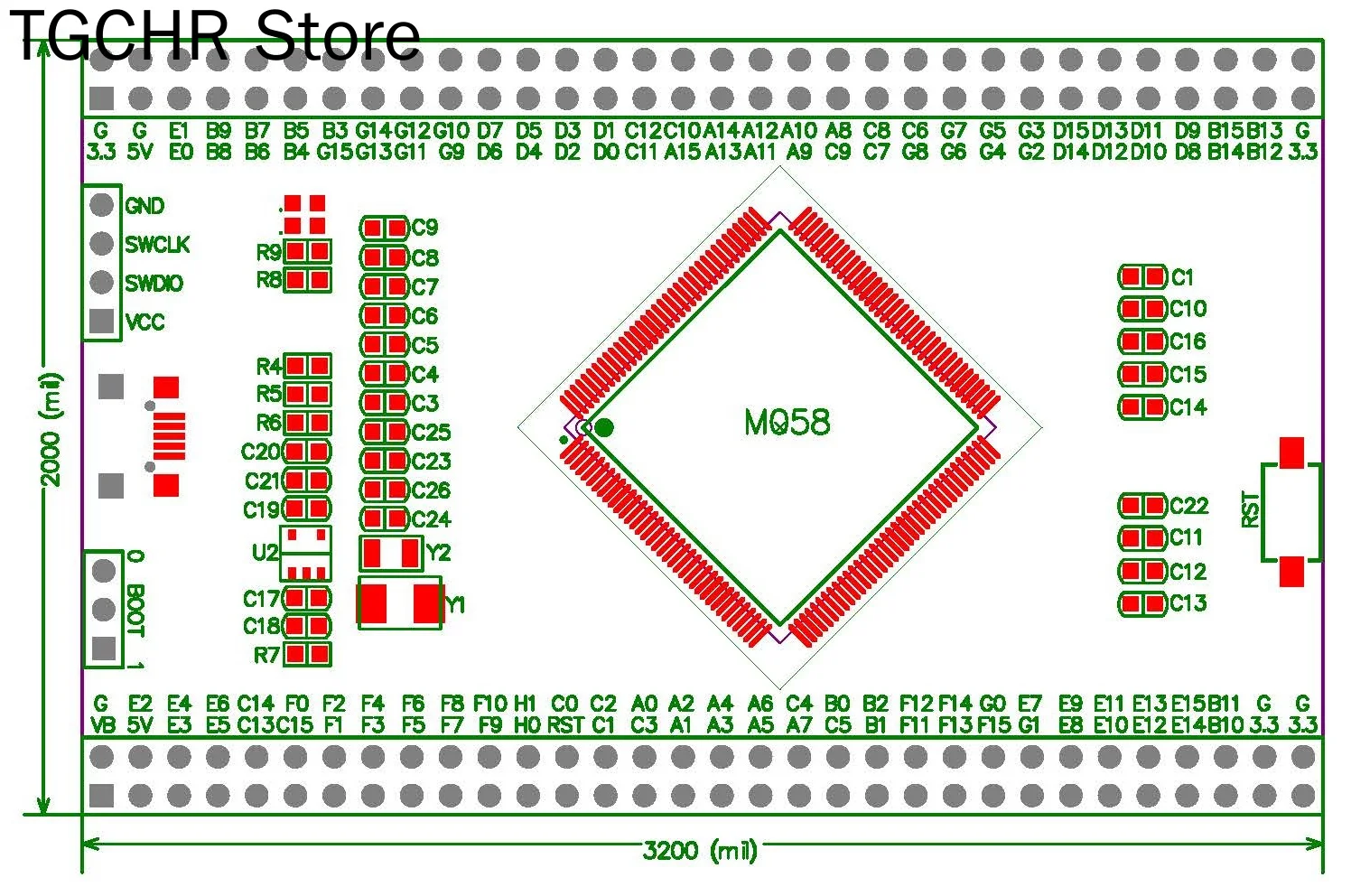 Макетная плата STM32L562ZET6, новая минимальная системная M33 материнская плата с низким энергопотреблением Stm32l562