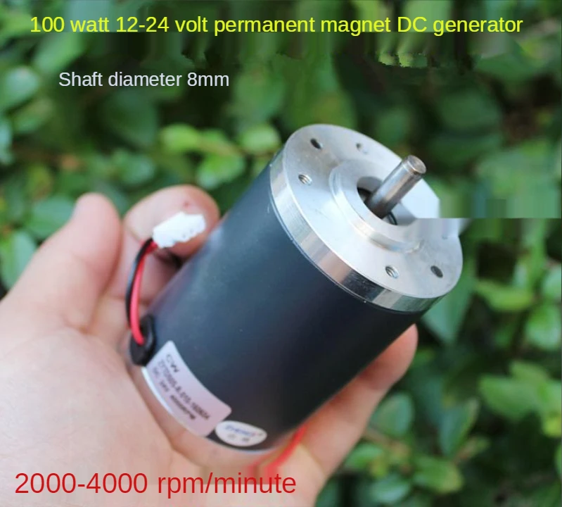 100W180W300W Permanent Magnet Dc Generator Hand-Operated Wind Power Pedal Water Power Battery Charging 12V24V