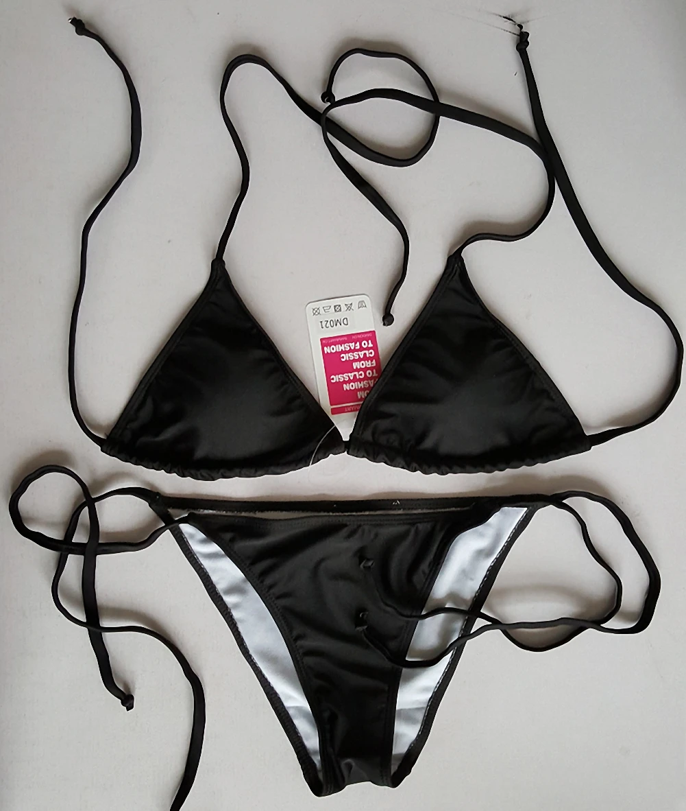 

Drop Shipping Sexy Bikini Plus Size 2022 Bikini Set Women 9 Colors Bandage Bikini Set Swimsuit Triangle Swimwear Bathing
