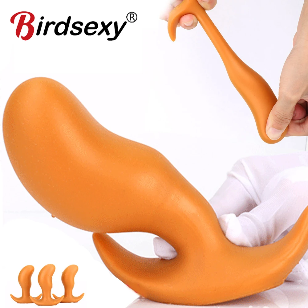 Huge Gay Anal Toy Silicone Large Anal Plug Butt Plug Prostate Massage Vaginal Anus Stimulation Dilator Sex Toys For Men Women