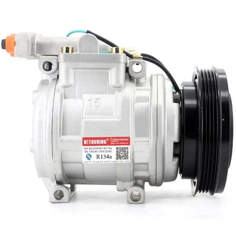 AC COMPRESSOR for Daewoo Solar Excavator Bagger Doowon 10PA15C 2208-6013 22086013 2208-6013A 22086013A 22086013B 440205-00070