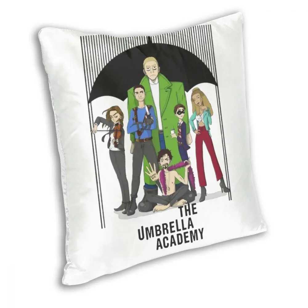 The Umbrella Academy Square Pillow Case Polyester Throw Pillow Luther Diego Allison Klaus 45*45cm Pillowcover Home Decor