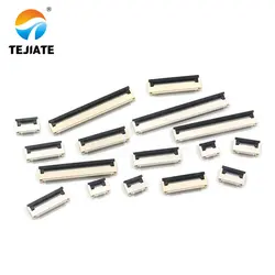 10PCS FFC/FPC Connector Flat Cable Socket 0.5MM Adapter 24/26/28/30/32/34/40/45/50/54/60P Down Flip Type Plug Kit