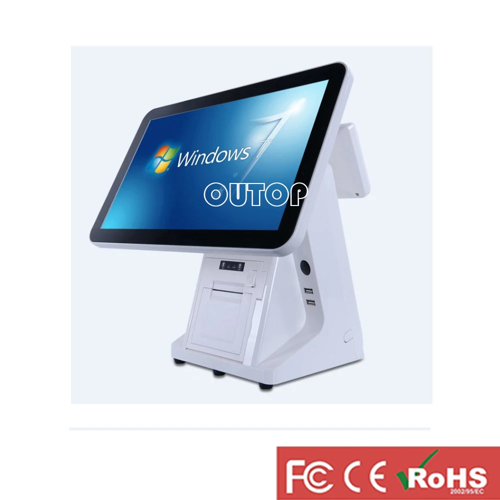 

Pos computer/pos system cash register with 80mm thermal printer cash drawer for retail