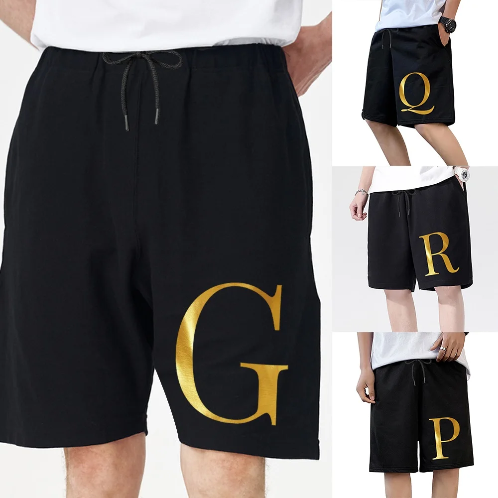 

Шорты мужские спортивные с пятиконечным принтом, повседневные свободные пляжные, с надписью 26, летние пляжные, бордшорты