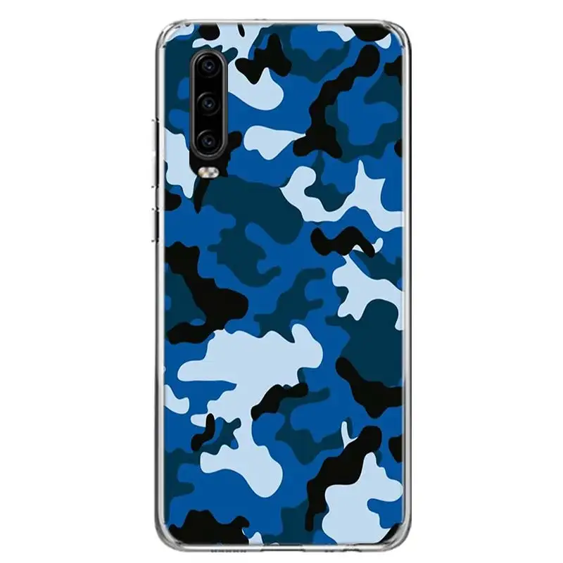 Camouflage Pattern Camo military Army Phone Case For Huawei Y5 Y6 Y7 Y9S Honor 9 10 Lite 8A 8X 8S 9X P Smart Z 2019 7X 7A Soft