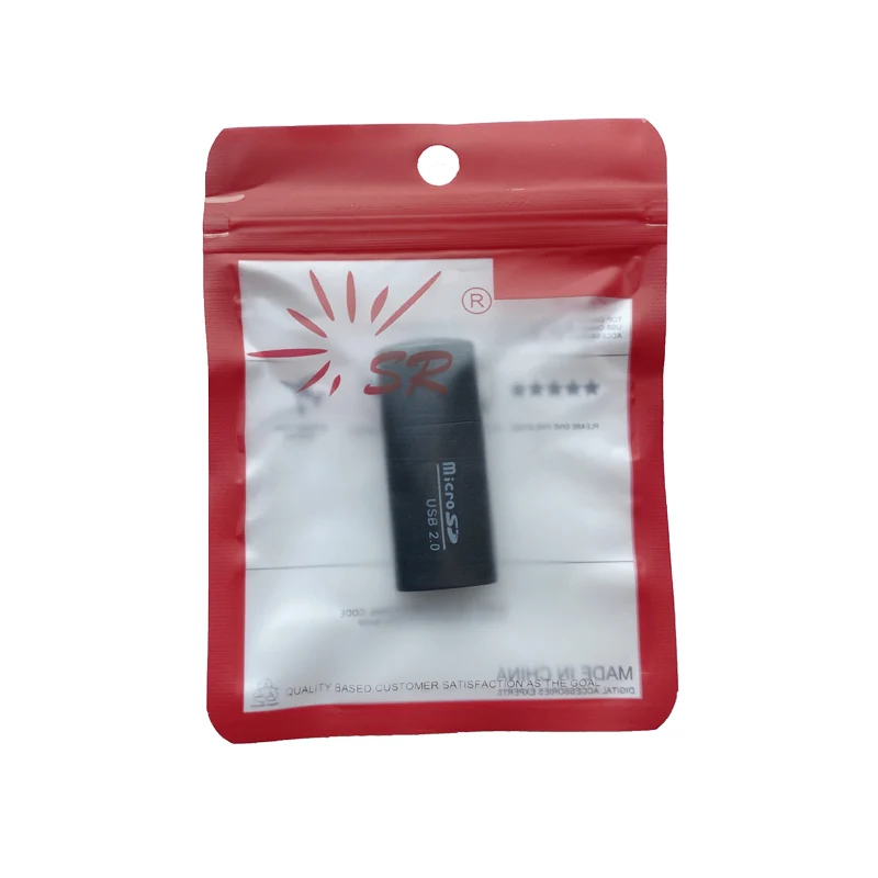 SR Matte Puppy 4 Colors USB Card Reader 2.0 Adapter Flash Drive for Tablets Laptops Support Micro SD TF 64GB Memory Card