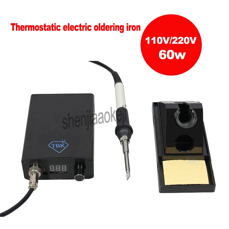 

60W Constant Thermostatic Electric Oldering Iron Thermostat Soldering Station Anti-static Mobile Phone Computer Repair Welder