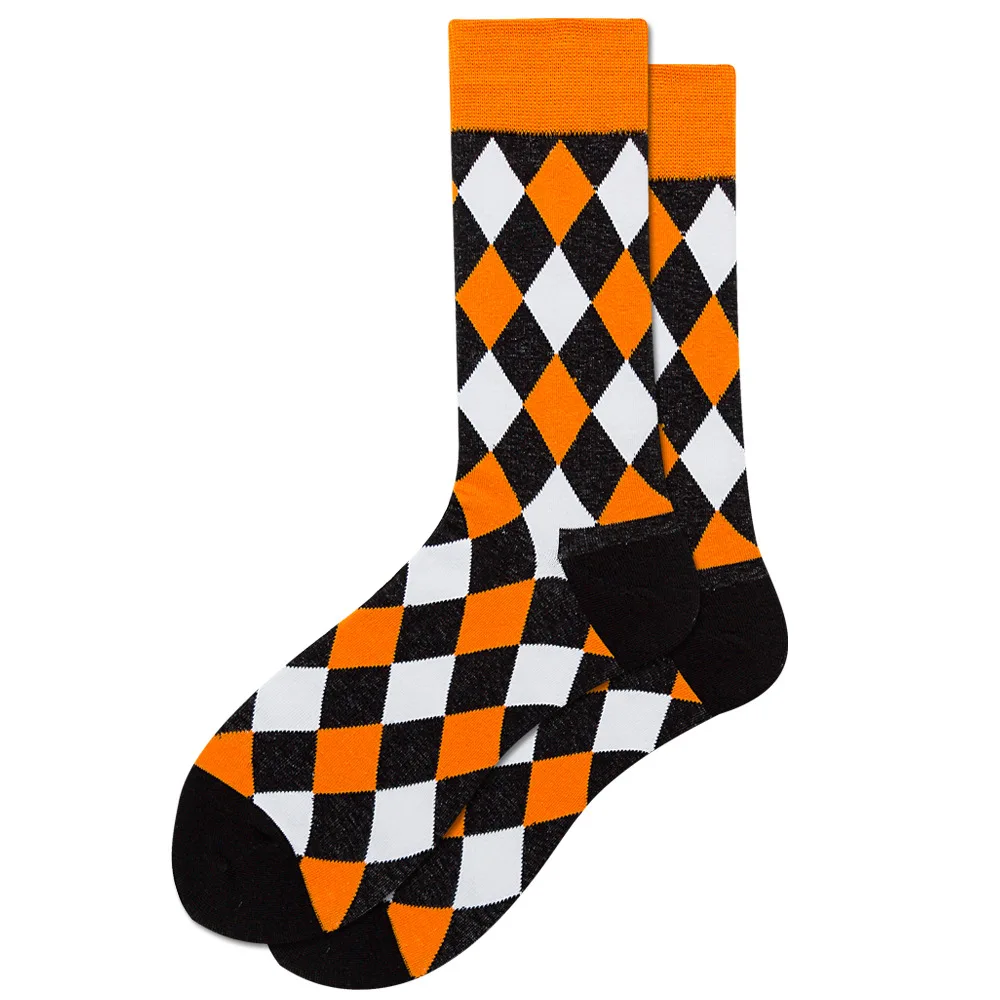 Colorful Graphic Cotton Socks 4