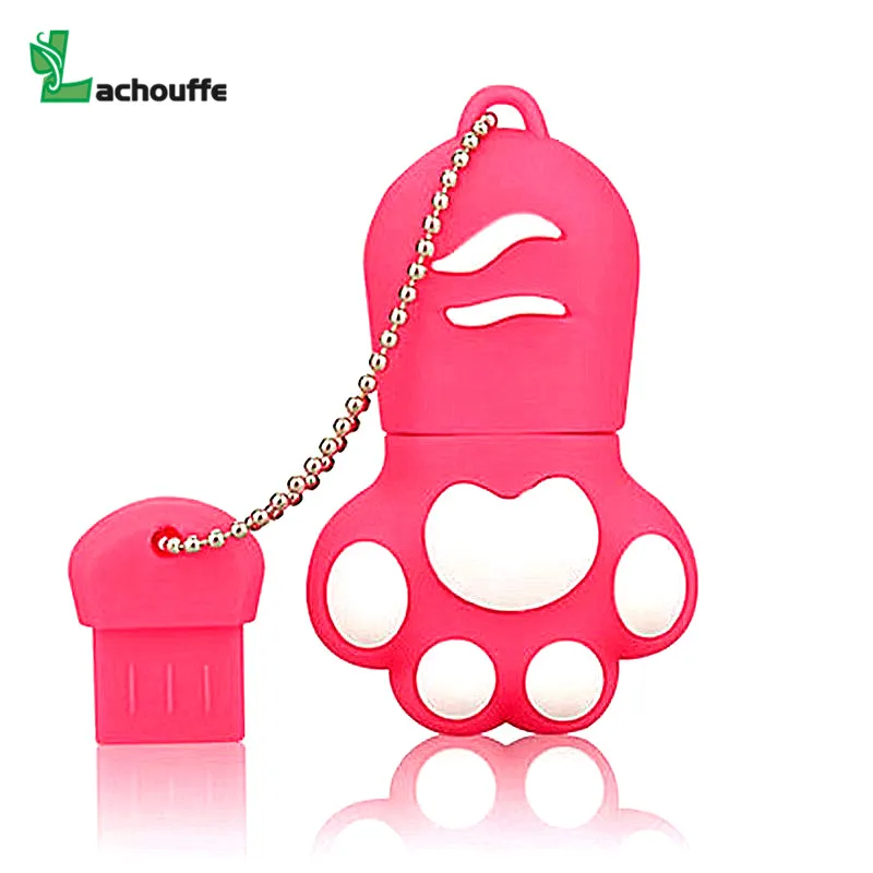 جميل القط مخلب فلاش usb 4GB 16GB 32GB 64GB محرك فلاش USB ذاكرة عصا بندريف الكرتون محرك فلاش usb