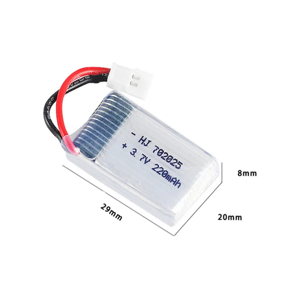 Lipo Battery 3.7V 220mAh for Syma X4 X11 X13 Remote Control Helicopter 3.7V lithium battery Aircraft model 752025