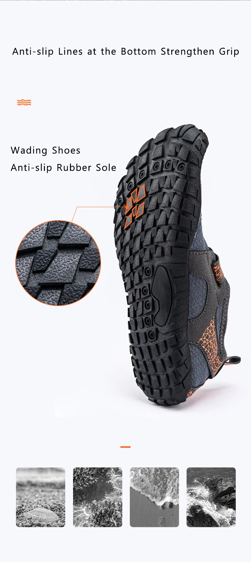 Naturehike Waten Schuhe Männer Frauen Quick-Dry Aqua Schuhe Upstream Schuhe Gleitschutz Sport Schuhe Abgrifffeste Strand Barfuß Turnschuhe – Detail 2