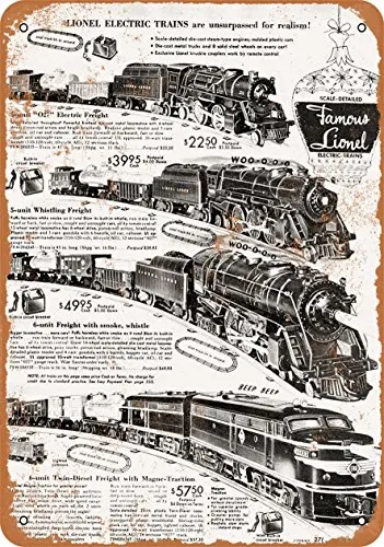 

Metal Sign - 1952 Lionel Electric Trains - Vintage Look Wall Decor for Cafe beer Bar Decoration Crafts