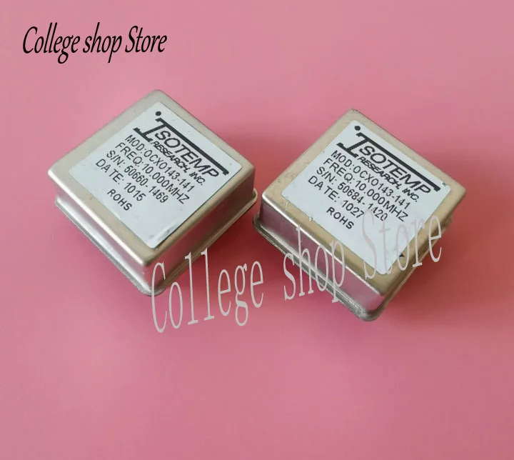 2 قطعة الثاني اليد OCXO143-141 10Mhz OCXO درجة حرارة ثابتة الكريستال مذبذب 5V SC قطع مربع موجة