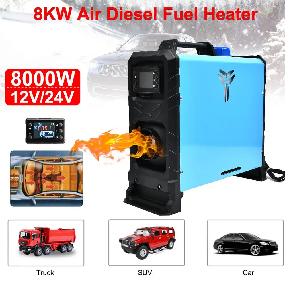 8KW 12V/24V Heater Parking Air Heater Fast Heating Low Fuel Consumption Heater for Motor-Homes Forklift Truck Boats