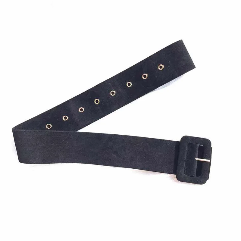 Ceinture de taille Super large pour femmes, en daim, amincissante, pour robe, élastique, rouge, noir, café, Corset, ceinture féminine